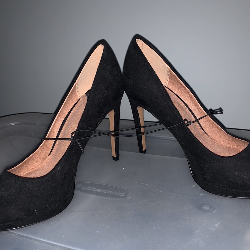 Black heels